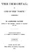 [Gutenberg 25766] • The Immortal / Or, One Of The "Forty." (L'immortel) - 1877